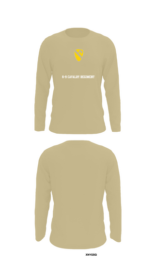 Long Sleeve Performance Shirt, 6-9 Cavalry Regiment, , Teamtime, Team time, sublimation, custom sports apparel, team uniforms, spirit wear, spiritwear, sports uniforms, custom shirts, team store, custom team store, fundraiser sports, apparel fundraiser