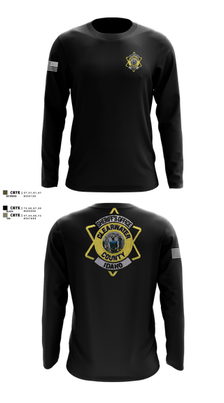 Long Sleeve Performance Shirt, Clearwater County Sheriff’s Office, Police, Teamtime, Team time, sublimation, custom sports apparel, team uniforms, spirit wear, spiritwear, sports uniforms, custom shirts, team store, custom team store, fundraiser sports, apparel fundraiser