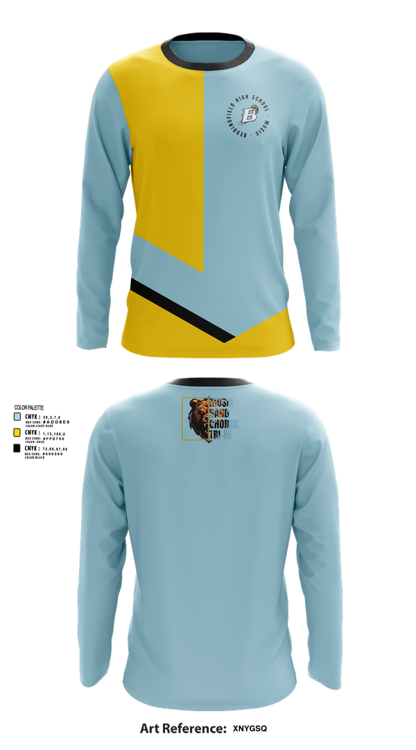 Long Sleeve Performance Shirt, Beddingfield High School Music, Spirit Store, Teamtime, Team time, sublimation, custom sports apparel, team uniforms, spirit wear, spiritwear, sports uniforms, custom shirts, team store, custom team store, fundraiser sports, apparel fundraiser