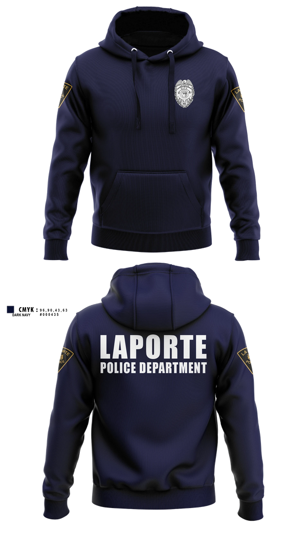 Hoodie, City of LaPorte Police Department, Police, Teamtime, Team time, sublimation, custom sports apparel, team uniforms, spirit wear, spiritwear, sports uniforms, custom shirts, team store, custom team store, fundraiser sports, apparel fundraiser