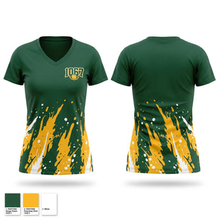 Womens Short Sleeve Vneck Shirt, Bethel Bruins, , Teamtime, Team time, sublimation, custom sports apparel, team uniforms, spirit wear, spiritwear, sports uniforms, custom shirts, team store, custom team store, fundraiser sports, apparel fundraiser