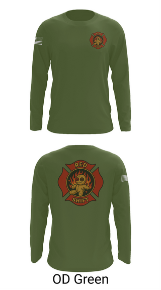 Long Sleeve Performance Shirt, City of Lake Geneva Fire Department, , Teamtime, Team time, sublimation, custom sports apparel, team uniforms, spirit wear, spiritwear, sports uniforms, custom shirts, team store, custom team store, fundraiser sports, apparel fundraiser