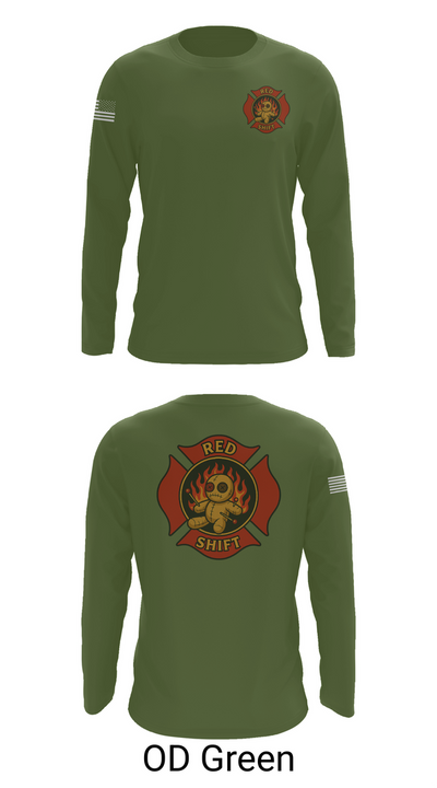 City of Lake Geneva Fire Department 76395935 Long Sleeve Performance Shirt 46