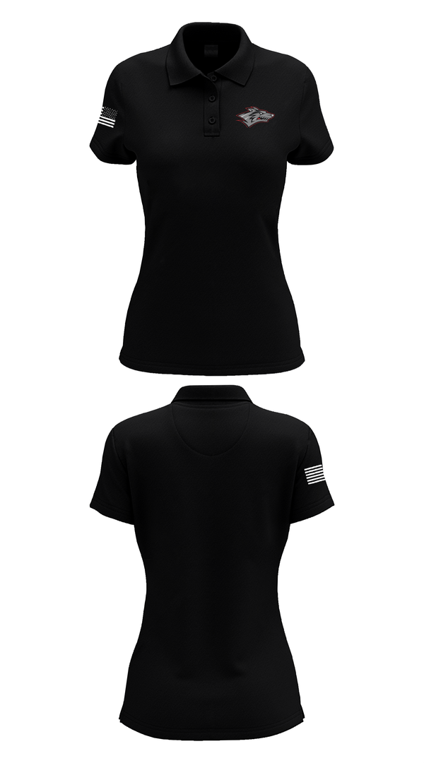 Womens Short Sleeve Performance Polo, Reed City Cheer, Cheer, Teamtime, Team time, sublimation, custom sports apparel, team uniforms, spirit wear, spiritwear, sports uniforms, custom shirts, team store, custom team store, fundraiser sports, apparel fundraiser