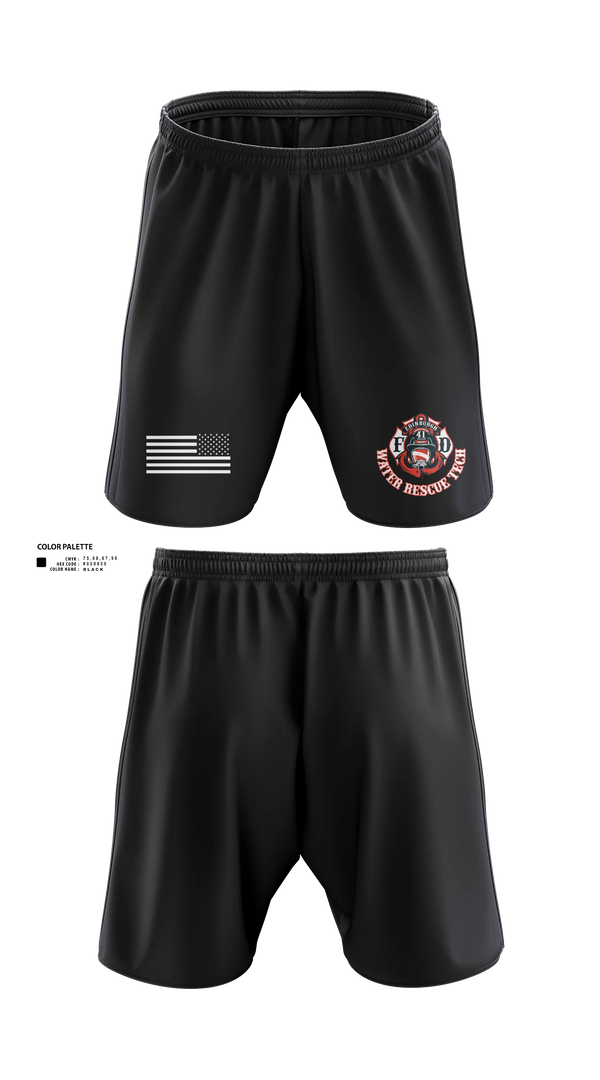 Athletic Shorts With Pockets, Edinburgh Water Rescue, Fire Department, Teamtime, Team time, sublimation, custom sports apparel, team uniforms, spirit wear, spiritwear, sports uniforms, custom shirts, team store, custom team store, fundraiser sports, apparel fundraiser