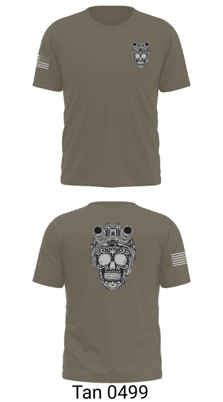 Short Sleeve Performance Shirt, 451_Los Bastardos, Army, Teamtime, Team time, sublimation, custom sports apparel, team uniforms, spirit wear, spiritwear, sports uniforms, custom shirts, team store, custom team store, fundraiser sports, apparel fundraiser