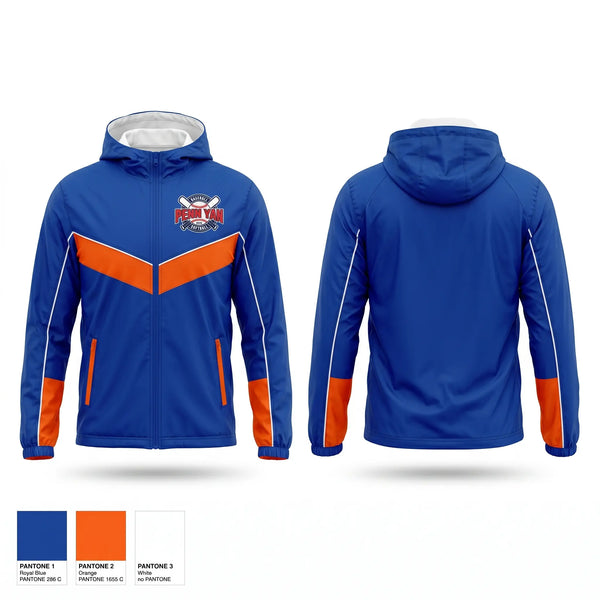 Windbreaker, Penn Yan Youth Baseball, Baseball, Teamtime, Team time, sublimation, custom sports apparel, team uniforms, spirit wear, spiritwear, sports uniforms, custom shirts, team store, custom team store, fundraiser sports, apparel fundraiser