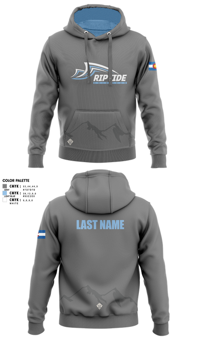 Riptide Swim Team 57097736 Hoodie - 3
