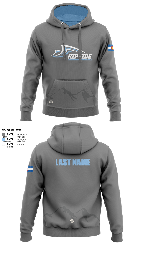 Hoodie, Riptide Swim Team, Swimming, Teamtime, Team time, sublimation, custom sports apparel, team uniforms, spirit wear, spiritwear, sports uniforms, custom shirts, team store, custom team store, fundraiser sports, apparel fundraiser