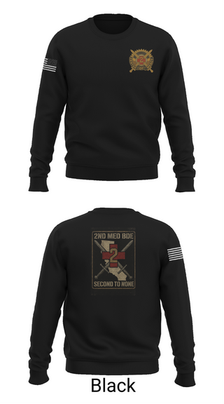 Crew Neck Sweatshirt, 2nd Medical Brigade, , Teamtime, Team time, sublimation, custom sports apparel, team uniforms, spirit wear, spiritwear, sports uniforms, custom shirts, team store, custom team store, fundraiser sports, apparel fundraiser