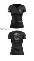 Marshall County Joint Special Response Team 5652665 Women's Short Sleeve V-neck Shirt - 4