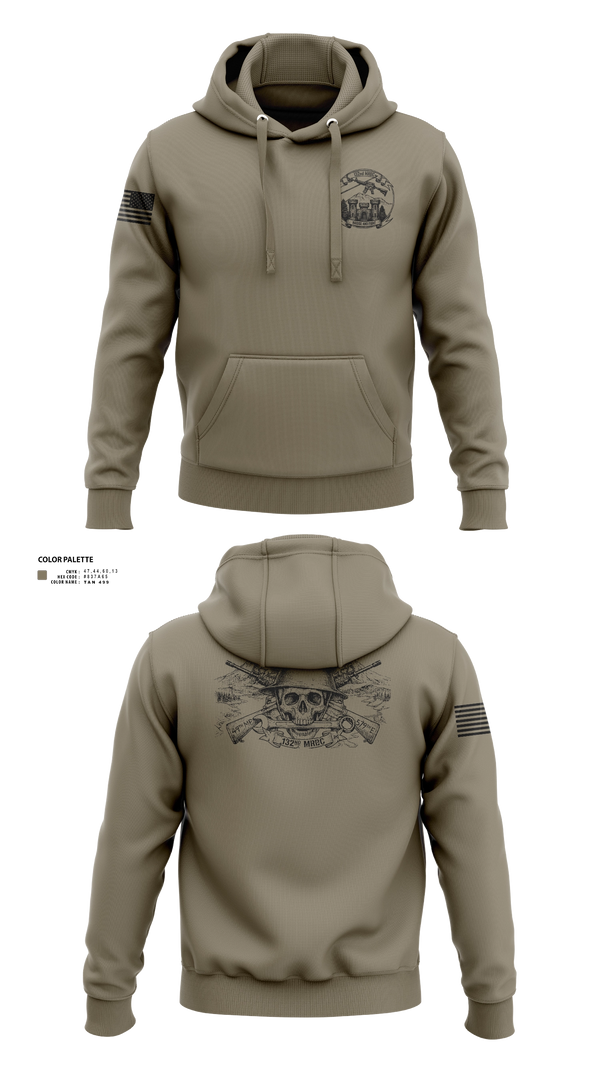 Hoodie, 132nd mrbc, National Guard, Teamtime, Team time, sublimation, custom sports apparel, team uniforms, spirit wear, spiritwear, sports uniforms, custom shirts, team store, custom team store, fundraiser sports, apparel fundraiser
