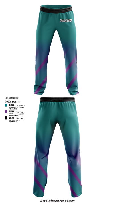 Let’s Skate Charlotte 59434980 Sweatpants - 1