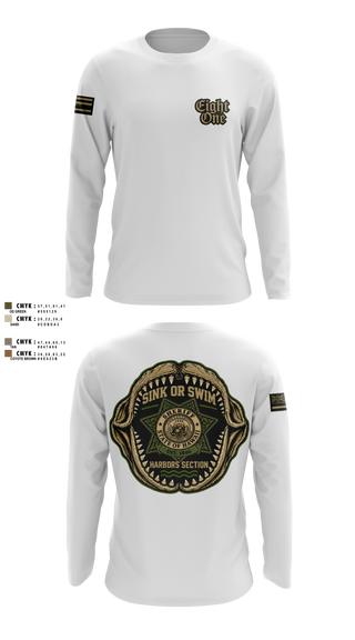 Long Sleeve Performance Shirt, State of Hawaii DLE Harbors, Police, Teamtime, Team time, sublimation, custom sports apparel, team uniforms, spirit wear, spiritwear, sports uniforms, custom shirts, team store, custom team store, fundraiser sports, apparel fundraiser