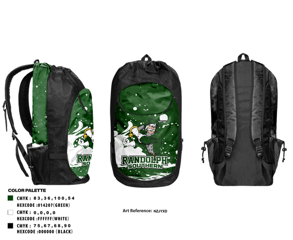 Gear Bag, Randolph Southern Senior High School, Spirit Store, Teamtime, Team time, sublimation, custom sports apparel, team uniforms, spirit wear, spiritwear, sports uniforms, custom shirts, team store, custom team store, fundraiser sports, apparel fundraiser