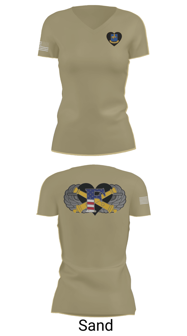Womens Short Sleeve Vneck Shirt, Freedom BTRY, 1-320th FAR, , Teamtime, Team time, sublimation, custom sports apparel, team uniforms, spirit wear, spiritwear, sports uniforms, custom shirts, team store, custom team store, fundraiser sports, apparel fundraiser