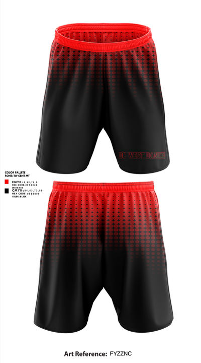 DC West Dance 42211953 Athletic Shorts With Pockets - 1