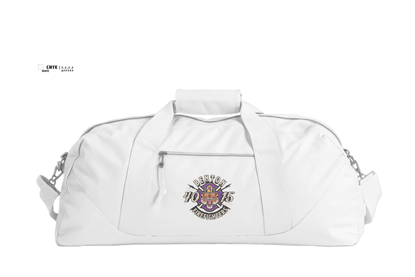 Duffle Bag, Benton Fire, Fire Department, Teamtime, Team time, sublimation, custom sports apparel, team uniforms, spirit wear, spiritwear, sports uniforms, custom shirts, team store, custom team store, fundraiser sports, apparel fundraiser