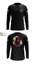 2-10 AHB Knighthawks 14380811 Long Sleeve Performance Shirt 54