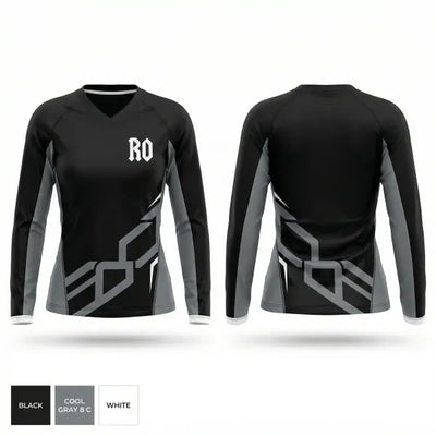 R&O 64769214 Women's Long Sleeve V-neck Shirt - 1