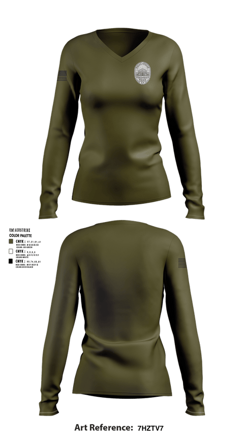 Womens Long Sleeve Vneck Shirt, POLICE, Police, Teamtime, Team time, sublimation, custom sports apparel, team uniforms, spirit wear, spiritwear, sports uniforms, custom shirts, team store, custom team store, fundraiser sports, apparel fundraiser