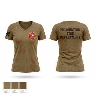 Womens Short Sleeve Vneck Shirt, 166 Civil Engineer, Air Force, Teamtime, Team time, sublimation, custom sports apparel, team uniforms, spirit wear, spiritwear, sports uniforms, custom shirts, team store, custom team store, fundraiser sports, apparel fundraiser