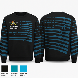 Crew Neck Sweatshirt, Neversink Gun Club, Spirit Store, Teamtime, Team time, sublimation, custom sports apparel, team uniforms, spirit wear, spiritwear, sports uniforms, custom shirts, team store, custom team store, fundraiser sports, apparel fundraiser