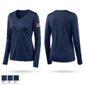 Petersburg Volunteer Fire Department 5205877 Women's Long Sleeve V-neck Shirt - 1