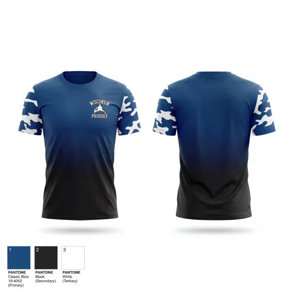 Short Sleeve Performance Shirt, Wisconsin Prodigy, Men's Basketball, Teamtime, Team time, sublimation, custom sports apparel, team uniforms, spirit wear, spiritwear, sports uniforms, custom shirts, team store, custom team store, fundraiser sports, apparel fundraiser