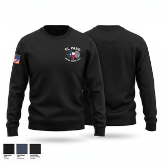 Crew Neck Sweatshirt, El Paso Police Crime Scene Unit, Police, Teamtime, Team time, sublimation, custom sports apparel, team uniforms, spirit wear, spiritwear, sports uniforms, custom shirts, team store, custom team store, fundraiser sports, apparel fundraiser