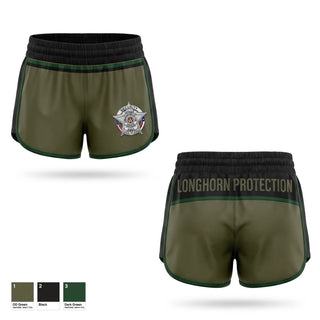 Womens Shorts, Longhorn Protection Services LLC, , Teamtime, Team time, sublimation, custom sports apparel, team uniforms, spirit wear, spiritwear, sports uniforms, custom shirts, team store, custom team store, fundraiser sports, apparel fundraiser