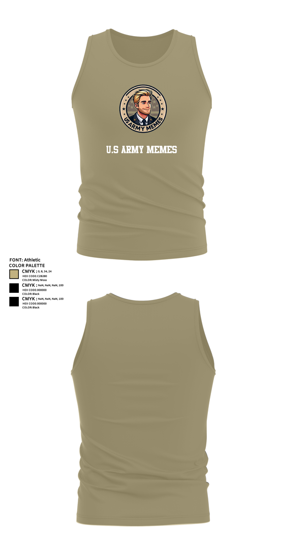 Tank Top, U.S Army memes, , Teamtime, Team time, sublimation, custom sports apparel, team uniforms, spirit wear, spiritwear, sports uniforms, custom shirts, team store, custom team store, fundraiser sports, apparel fundraiser