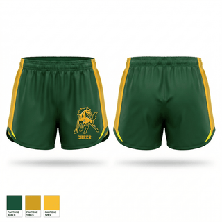 Womens Shorts, San Marin Mustngs, Cheer, Teamtime, Team time, sublimation, custom sports apparel, team uniforms, spirit wear, spiritwear, sports uniforms, custom shirts, team store, custom team store, fundraiser sports, apparel fundraiser