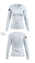 Bat Women's Long Sleeve V-neck Shirt - 21