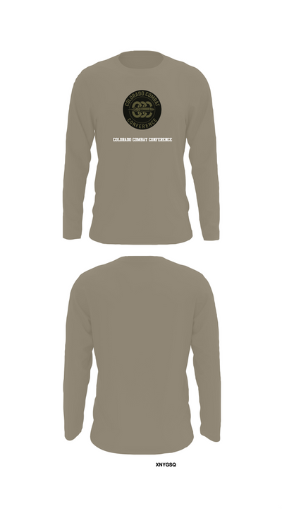 Colorado Combat Conference 90728248 Long Sleeve Performance Shirt 69