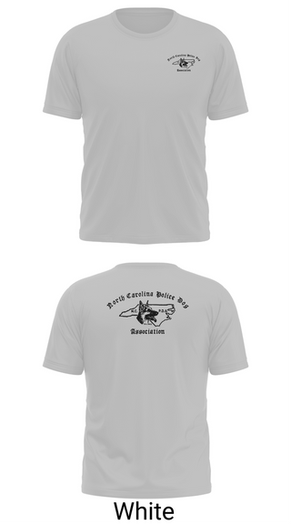 Short Sleeve Performance Shirt, North Carolina Police Dog Association, Police, Teamtime, Team time, sublimation, custom sports apparel, team uniforms, spirit wear, spiritwear, sports uniforms, custom shirts, team store, custom team store, fundraiser sports, apparel fundraiser