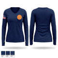 Neffs Volunteer Fire Co. Women's Long Sleeve V-neck Shirt - 1