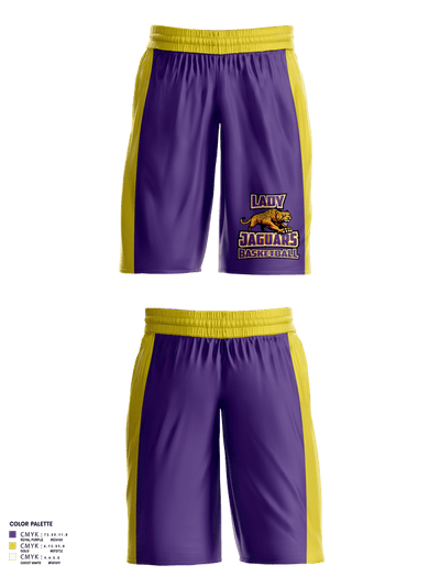 JAG Lady Jaguars 76384797 Womens Basketball Shorts - 1