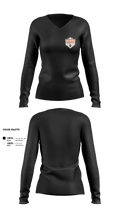 Gonzales High School Softball 86038121 Women's Long Sleeve V-neck Shirt - 2