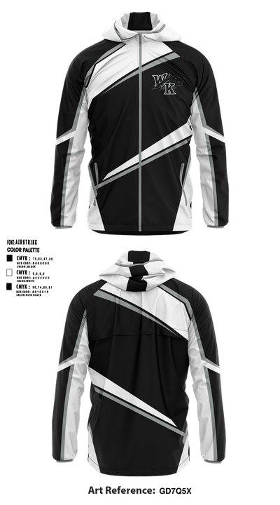 White Knoll High School Track & Field “All Star Exclusive Uniform" 55705888 Windbreaker - 10