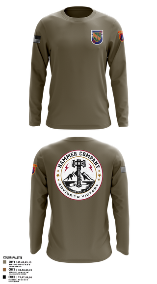 Long Sleeve Performance Shirt, , Army, Teamtime, Team time, sublimation, custom sports apparel, team uniforms, spirit wear, spiritwear, sports uniforms, custom shirts, team store, custom team store, fundraiser sports, apparel fundraiser