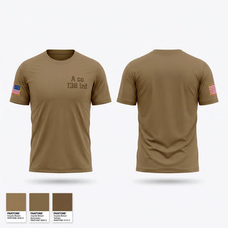 Short Sleeve Performance Shirt, A co 1/38 inf, Army, Teamtime, Team time, sublimation, custom sports apparel, team uniforms, spirit wear, spiritwear, sports uniforms, custom shirts, team store, custom team store, fundraiser sports, apparel fundraiser