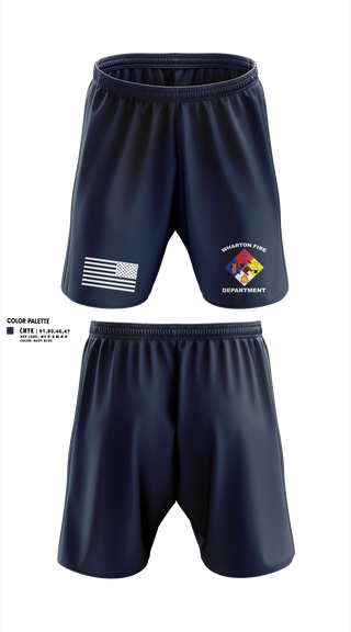 Athletic Shorts With Pockets, Wharton Fire Department, Fire Department, Teamtime, Team time, sublimation, custom sports apparel, team uniforms, spirit wear, spiritwear, sports uniforms, custom shirts, team store, custom team store, fundraiser sports, apparel fundraiser