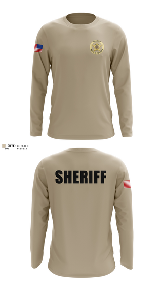 Long Sleeve Performance Shirt, Bryan County Sheriff’s Office, Police, Teamtime, Team time, sublimation, custom sports apparel, team uniforms, spirit wear, spiritwear, sports uniforms, custom shirts, team store, custom team store, fundraiser sports, apparel fundraiser