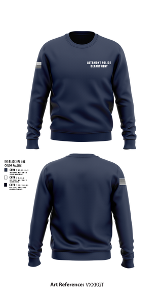 Crew Neck Sweatshirt, ALTAMONT POLICE DEPARTMENT, Police, Teamtime, Team time, sublimation, custom sports apparel, team uniforms, spirit wear, spiritwear, sports uniforms, custom shirts, team store, custom team store, fundraiser sports, apparel fundraiser