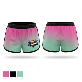 Womens Shorts, Lady Sluggers, Softball, Teamtime, Team time, sublimation, custom sports apparel, team uniforms, spirit wear, spiritwear, sports uniforms, custom shirts, team store, custom team store, fundraiser sports, apparel fundraiser