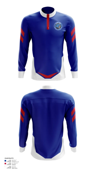 Quarter Zip Jacket, Curlew High School Volleyball, Women's Volleyball, Teamtime, Team time, sublimation, custom sports apparel, team uniforms, spirit wear, spiritwear, sports uniforms, custom shirts, team store, custom team store, fundraiser sports, apparel fundraiser
