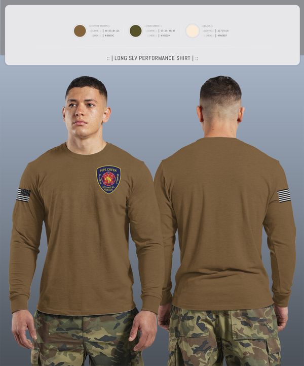 Long Sleeve Performance Shirt, PCFD, , Teamtime, Team time, sublimation, custom sports apparel, team uniforms, spirit wear, spiritwear, sports uniforms, custom shirts, team store, custom team store, fundraiser sports, apparel fundraiser