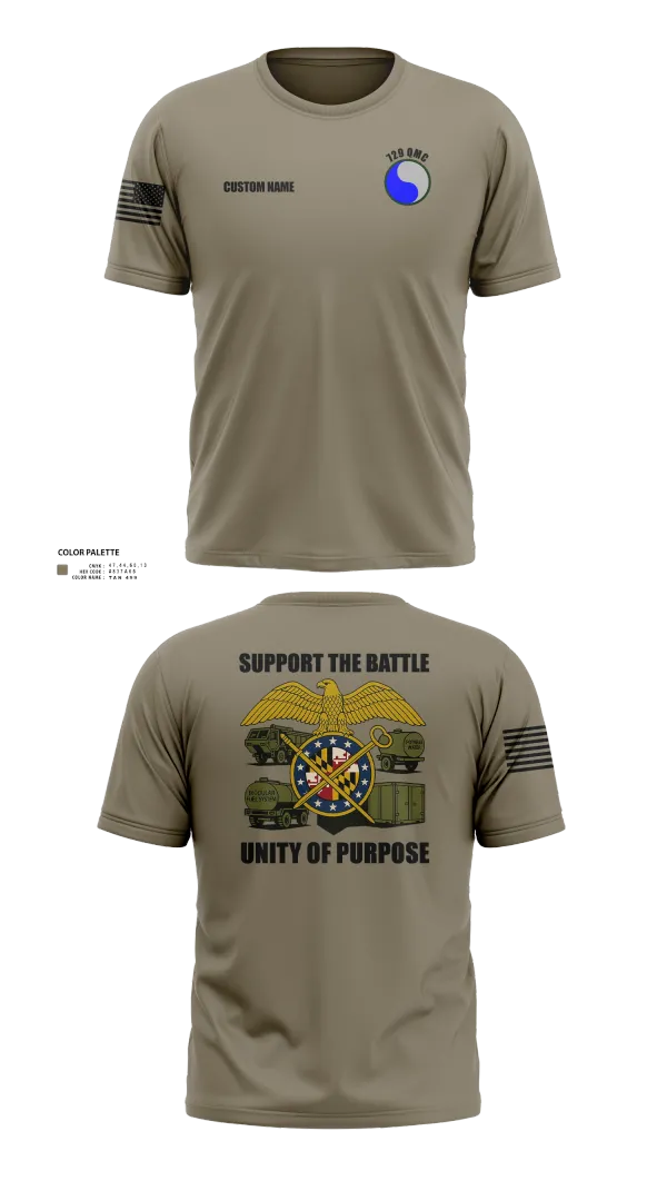 Short Sleeve Performance Shirt, 729 Quarter Master Unit, Army, Teamtime, Team time, sublimation, custom sports apparel, team uniforms, spirit wear, spiritwear, sports uniforms, custom shirts, team store, custom team store, fundraiser sports, apparel fundraiser