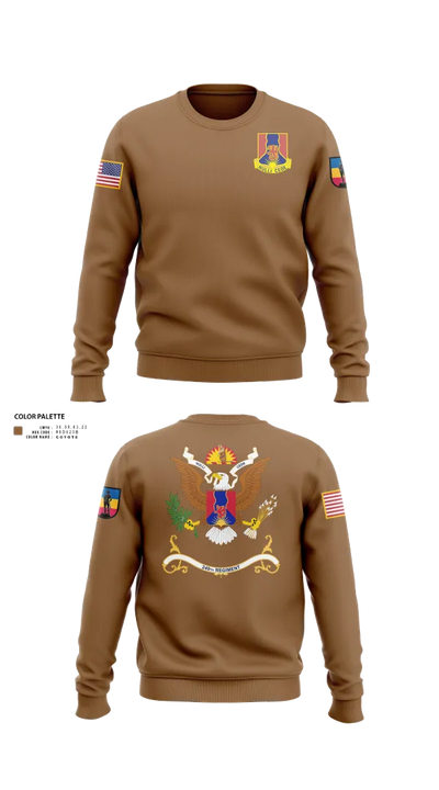 1-249th Infantry Training Battalion 76844743 Crew Neck Sweatshirt - 22